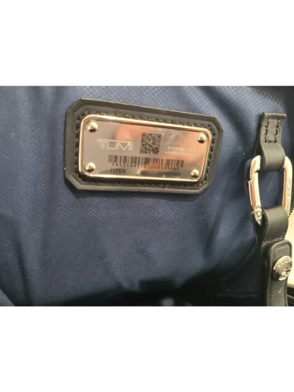 TUMI Arrive Olten Crossbody Bag Nylon Leather Black Shoulder bag